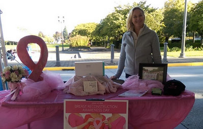 Dr. Edwin Austin's booth at The Discover Pink Walk